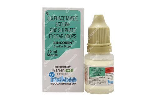 Zincoren 12% Eye Drops 10 ML | Order Zincoren 12 % Eye Drops 10 ML ...
