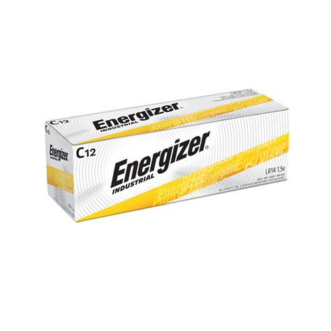 Energizer Industrial C Alkaline Batteries 12-pack