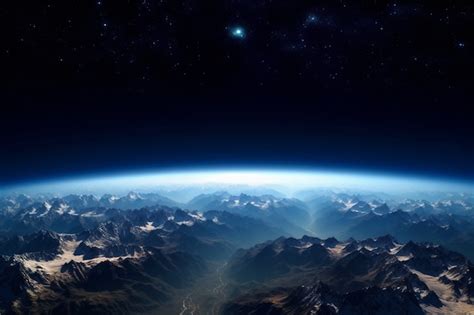 Earth seen from space | AI-generated image