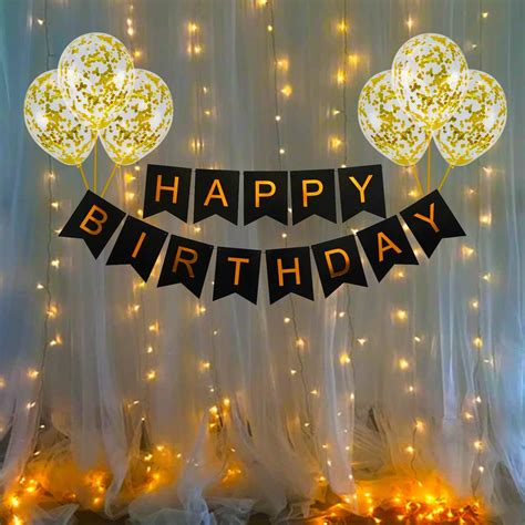 Party Propz Rubber Led Balloons For Birthday Decoration-15Pcs Led ...