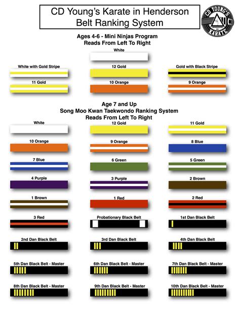 What Are The Taekwondo Belt Levels at Jake Spragg blog