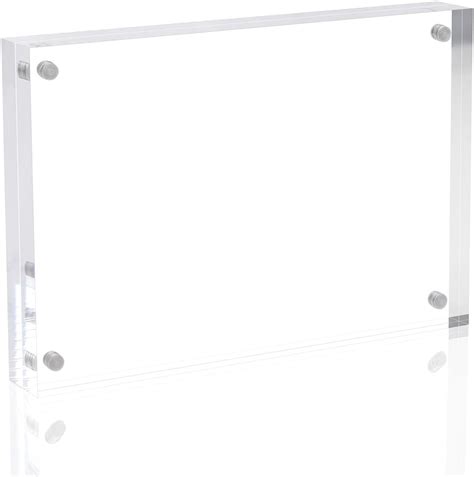 Buy Acrylic Photo Frame, Magnetic Acrylic Picture Frames 4x6 inches ...