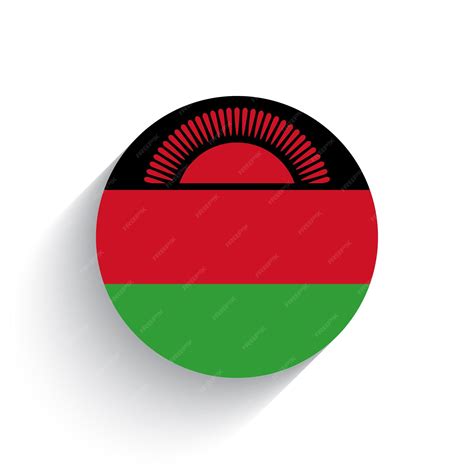 Premium Vector | National flag of malawi icon vector illustration ...