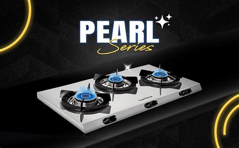 Everflame Pearl 3 Burner Gas Stove | Manual Ignition | ISI Certified ...