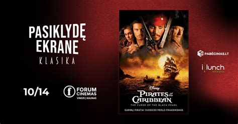 PASIKLYDĘ EKRANE kino klasika. Karibų piratai: Juodojo perlo ...