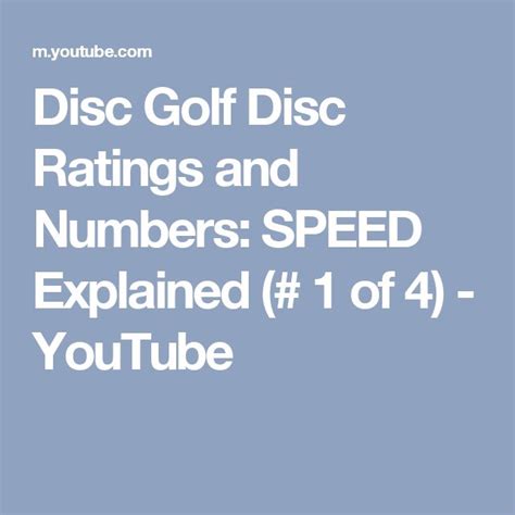 Disc Golf Numbers Explained 的图像结果