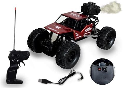 cartup Remote Control Off-Road Rock Crawler Car, Smoke Mist Spray ...