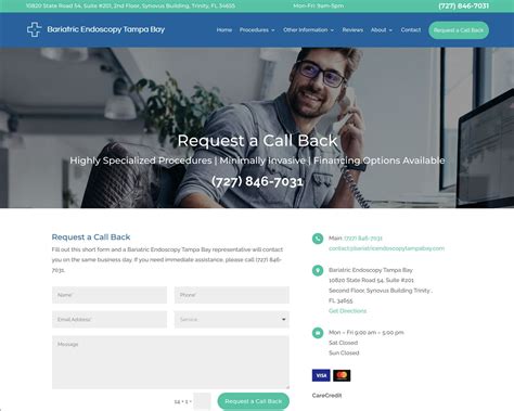 Non-Surgical Weight Loss Website | Bracha Designs