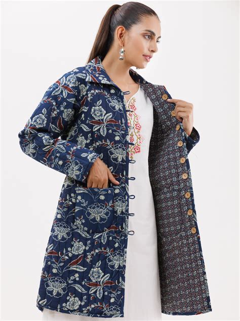 Shishir Ruma Quilted Reversible Jacket – InduBindu