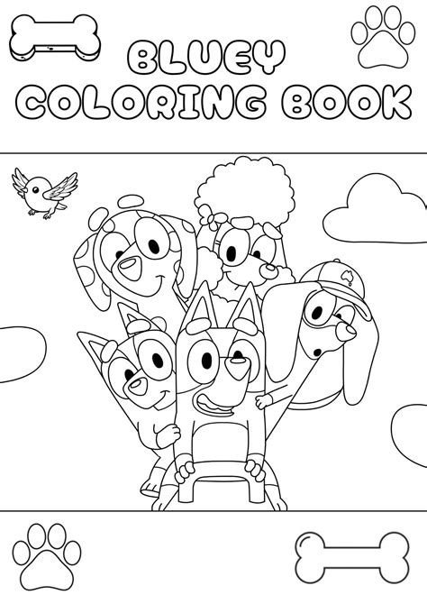 31 BLUEY BINGO Coloring Pages | Coloring Book | Busy Book | Kids TV Show | Cartoon Coloring Book ...