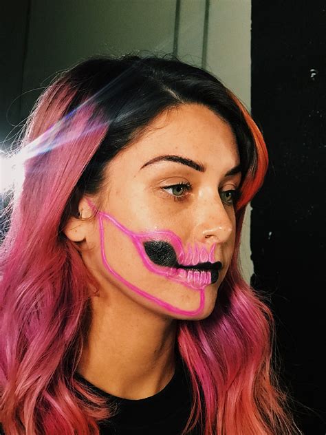 Image result for Skeleton Makeup Tutorial