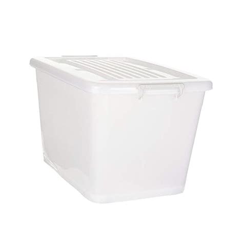 NOW & ZEN 110 Litre Large Plastic Container Multipurpose Stackable ...