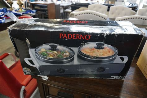 PADERNO DOUBLE SLOW COOKER