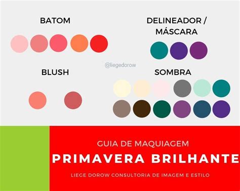 Maquiagem - Primavera Brilhante | Delineador, Primavera, Paletas