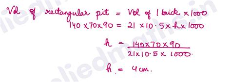 Class 11 CBSE Applied Maths Mensuration Exercise 4.2