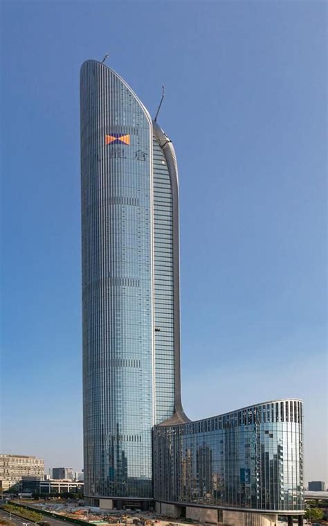 江苏第一高楼——450米“苏州国金中心”跃出全新天际线|天际线|塔楼|国金中心_新浪新闻