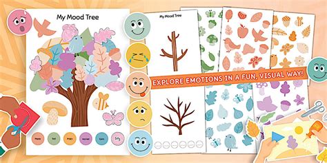 Mood Tree Collage (teacher made) - Twinkl