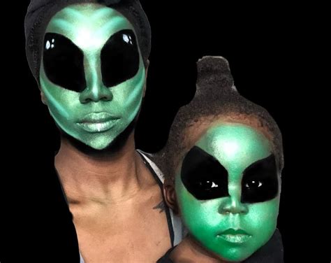 Alien Halloween Makeup 的图像结果
