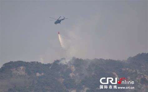 云南晋宁山火持续50小时 米-26直升机灭火_私人飞机网