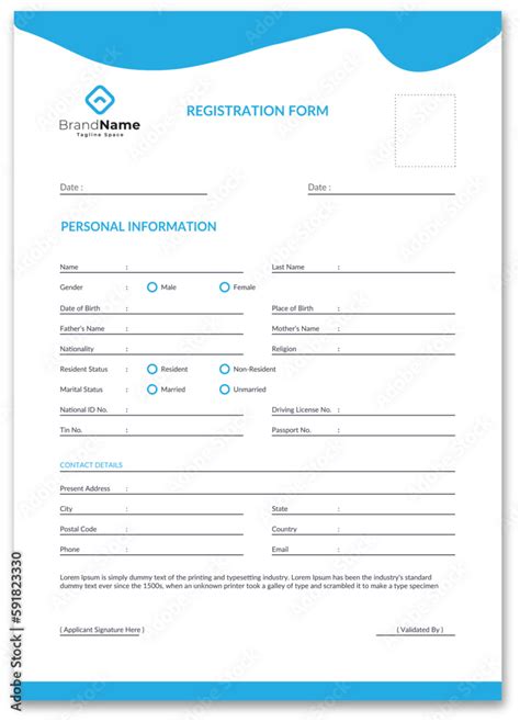 Image result for Registration Application Form