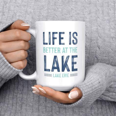 Lake Life Mug, Lake House Gift, Lake Coffee Mug, Custom Lake Mug ...