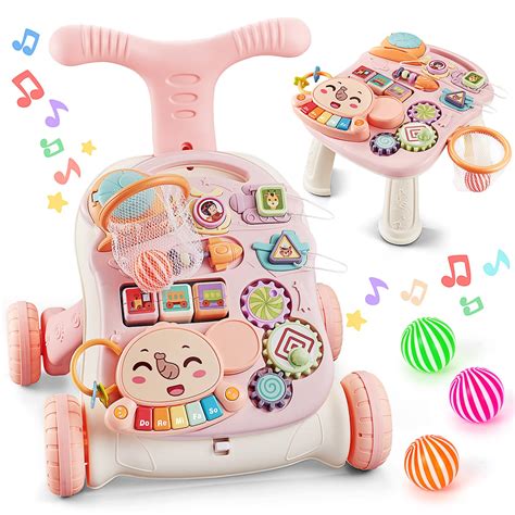 Amazon.com : TOY Life 3 in 1 Baby Push Walker and Activity Center for ...