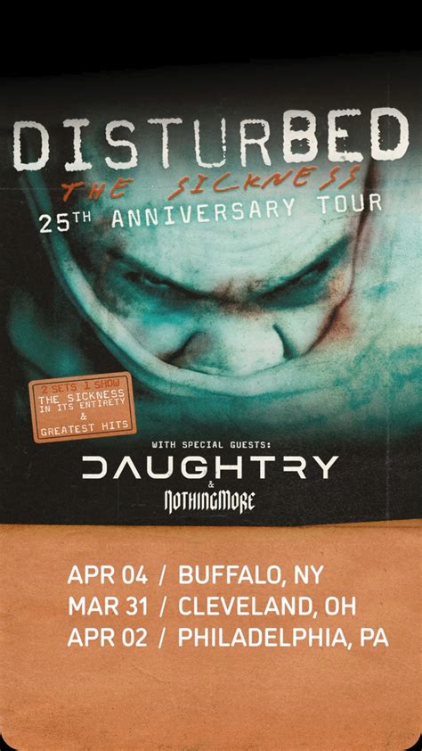 Daughtry | VIP Meet & Greet + Merch Packages available for all dates on ...