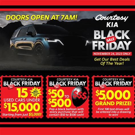 Courtesy Kia's Black Friday Extravaganza Brings You the Year's Biggest ...