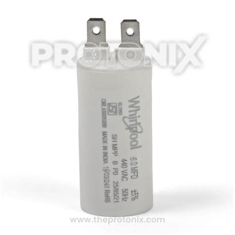 6 MFD Capacitor for Whirlpool Semi-Automatic Machine – Protonix