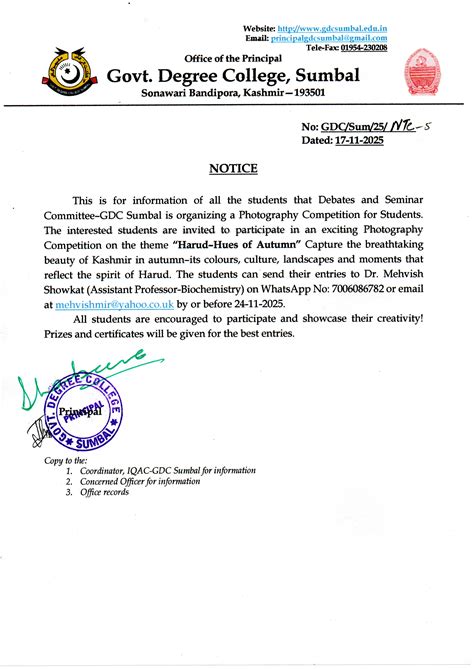 Government Degree College Sumbal