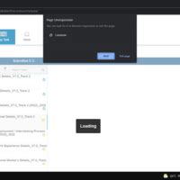 Accenture India — Candidate page not loading from pat 5-6 days