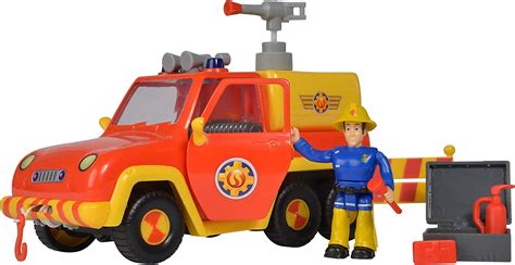 Simba仙霸玩具109257656 - 消防员山姆消防车金星号，有人偶和声音 - 玩具 - 亚马逊中国