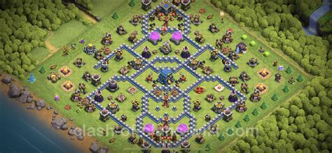 Best Anti 2 Stars Base TH12 with Link, Hybrid - Town Hall Level 12 Base ...
