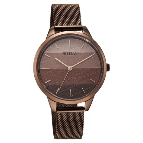 TITAN Purple Glam It Up Multicoloured Dial Stainless Steel Strap Watch ...