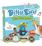 Buy Ditty Bird Safari Animal Sounds Book for Toddlers – Interactive ...