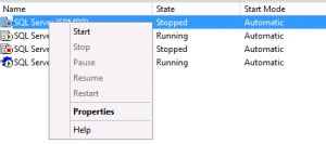 Image result for SQL Service Unable to Start