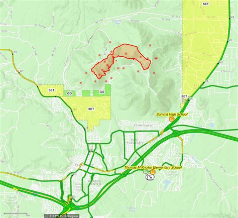 Arizona Wildfires Map