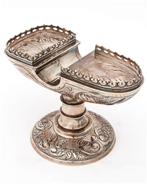 Sanborns Mexican Baroque Style Sterling Silver Salt and Pepper Cellar ...