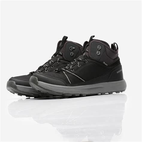 Buy Men's waterproof off-road hiking shoes NH150 Mid WP Black Online ...