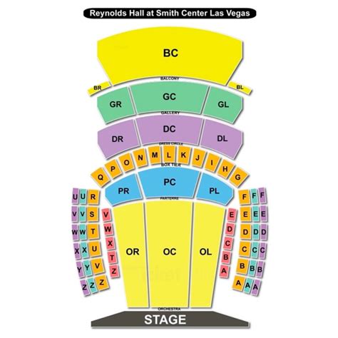 Las Vegas Smith Center Seating Chart The Smith Center For The