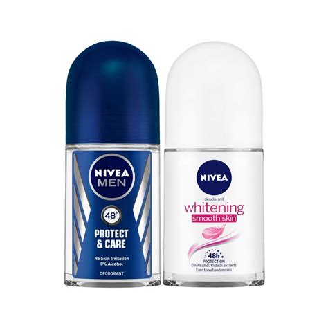 Buy NIVEA Deodorant Roll On, Protect & Care, No Skin Irritation & 48h ...