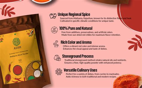 ASAVI Organic Red Chilli Powder 150 gm | Pure Mathania Mirch Powder ...