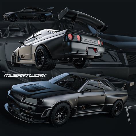 The Batman Nissan Skyline GT-R R32/R34 Batmobile Hails From Alternate ...