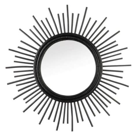 New Rattan Wall Mirror Round Home Decor Sun Rays | Ubuy India