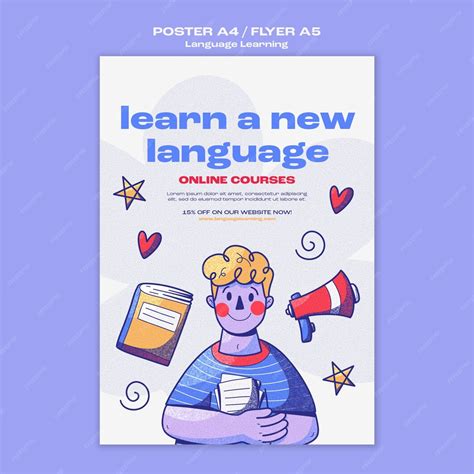 Language Learning Poster 的图像结果