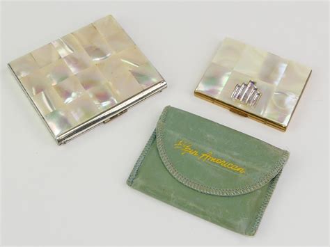Murrays Auctioneers - Lot 7: Mother-of-pearl cigarette case and Elgin ...