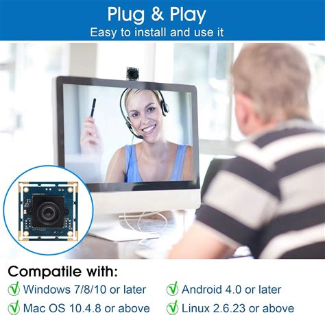 Buy ALPCAM 8MP USB Camera Module,Full HD 2448P Webcam with IMX179 ...