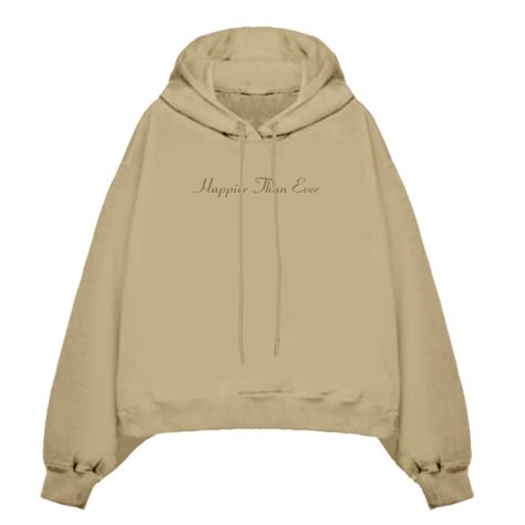 Happier Than Ever Hooded Sweatshirt – Billie Eilish | Store