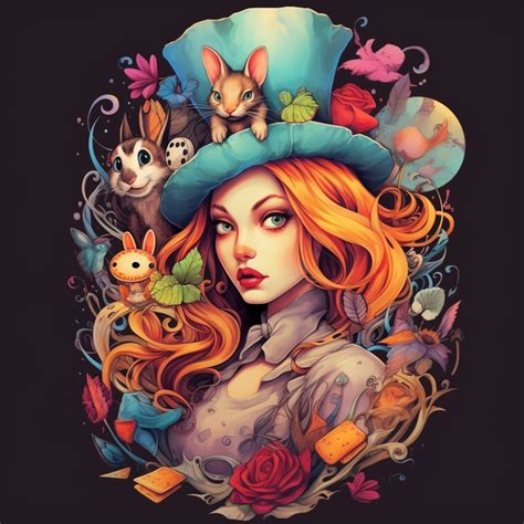 Alice in Wonderland,wonderland Unique Art, Alice in Wonderland Theme ...