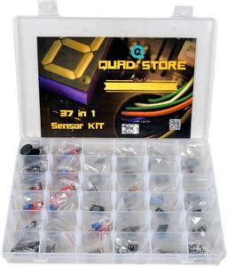 Quad Store 37 in 1 Sensor Modules Kit compatible with Arduino Uno R3 ...